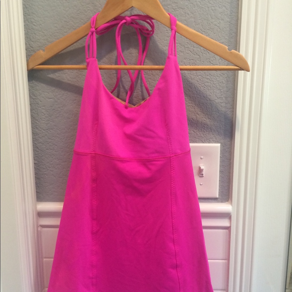 Lululemon Wandering Yogi Halter Tank in Pink - Picture 3 of 5